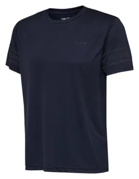 Abramo Men Polyester Navy Blue T-Shirt