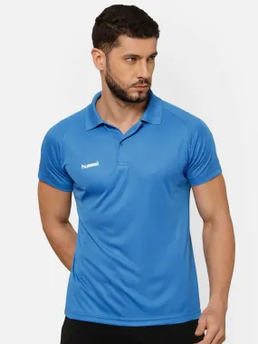 Alaska Men Polyester Blue Polo T-Shirt