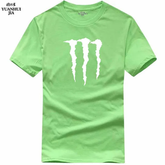 Big Size New Arrival Men T Shirts Kawasaki Moster Tees Adult Clothing 100% Cotton T-shirt Dad XS-2XL Tee Shirts Top