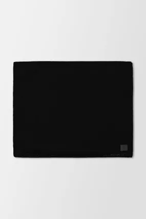 Billionaire Black Long Double B Scarf