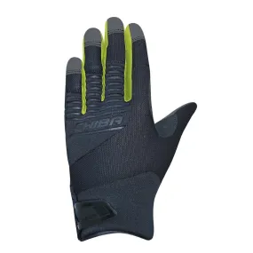 Chiba Blade Mens Cycling Gloves (Black/Neon Yellow)