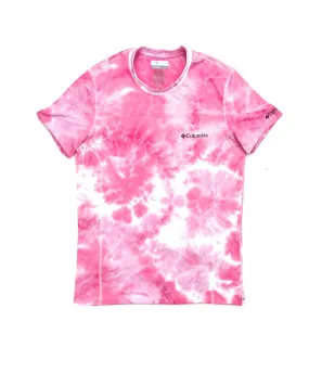 Columbia Short Sleeve T-Shirt  Tie Dye Pink