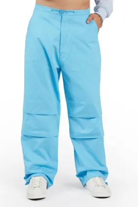 Deep Blue Parachute Pants