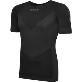 First Seamless Men Black T-Shirt