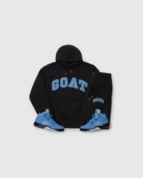 GOAT Arch Logo Chenille Sweatsuit (UNC Black)