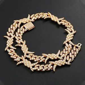 Iced Out Miami Cuban Chain Hip Hop Jewelry For Men And Women