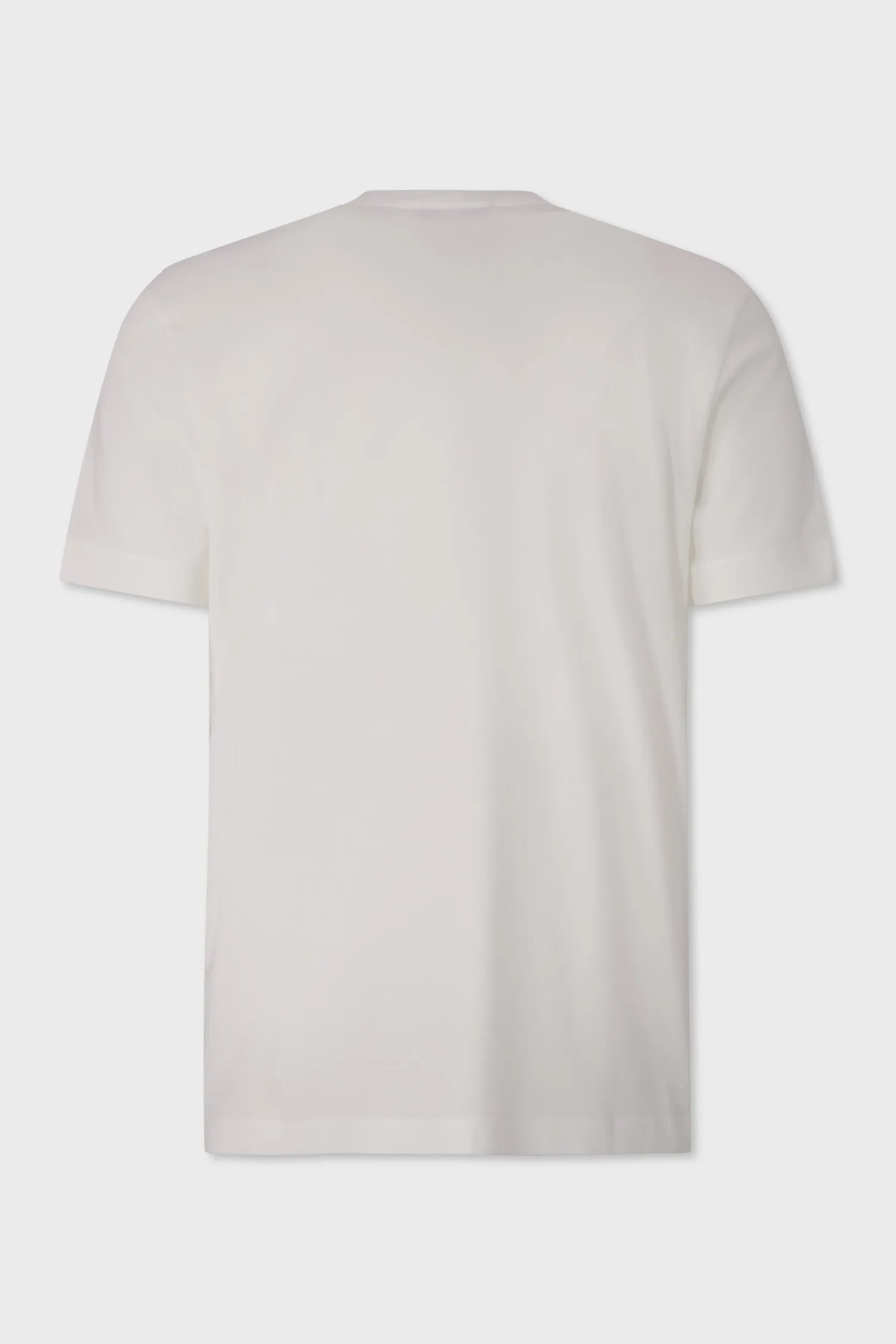 Kiton White Cotton T-Shirt