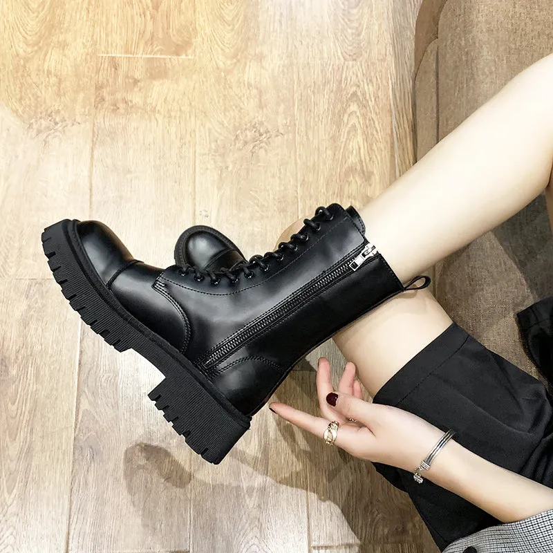 Martin boots female Hip Hop style 2022 new autumn and winter ankle boots