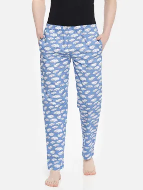 Men Abstract Printed Lounge Pant