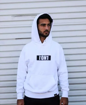 Mens White Hoodie