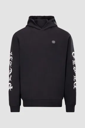 Philipp Plein Black Gothic Plein Hoodie