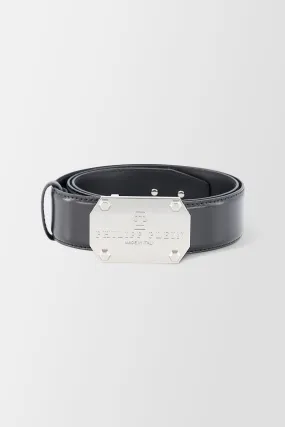 Philipp Plein Black Leather Original Belt