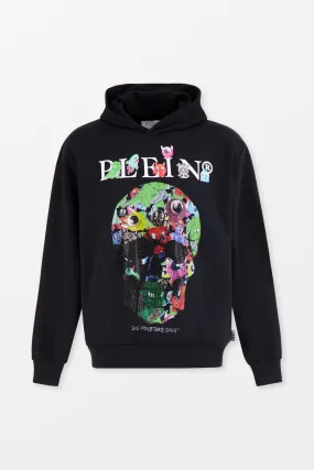 Philipp Plein Black Monsters Hoodie