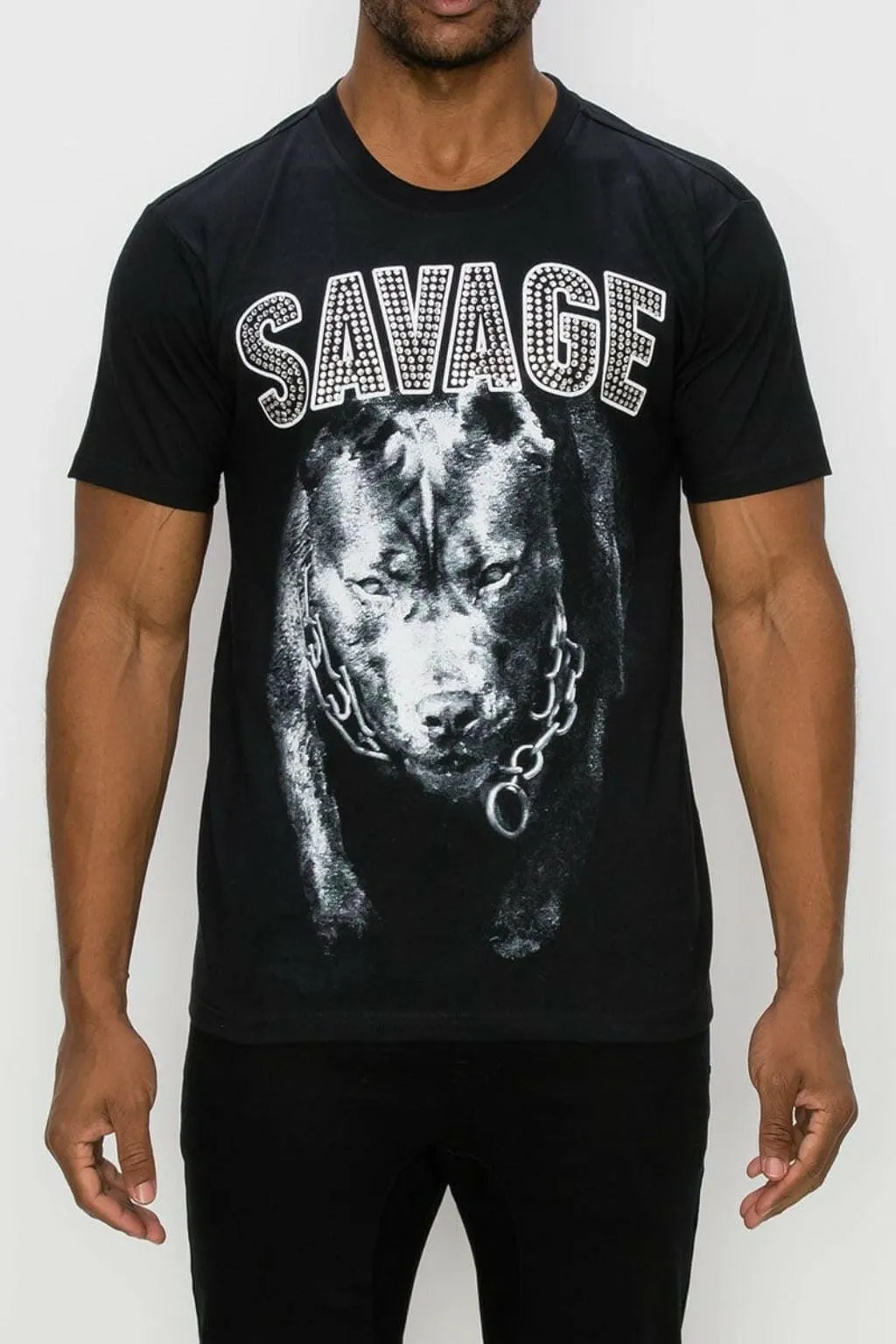 Savage Paradise Short Sleeve Tee -Black