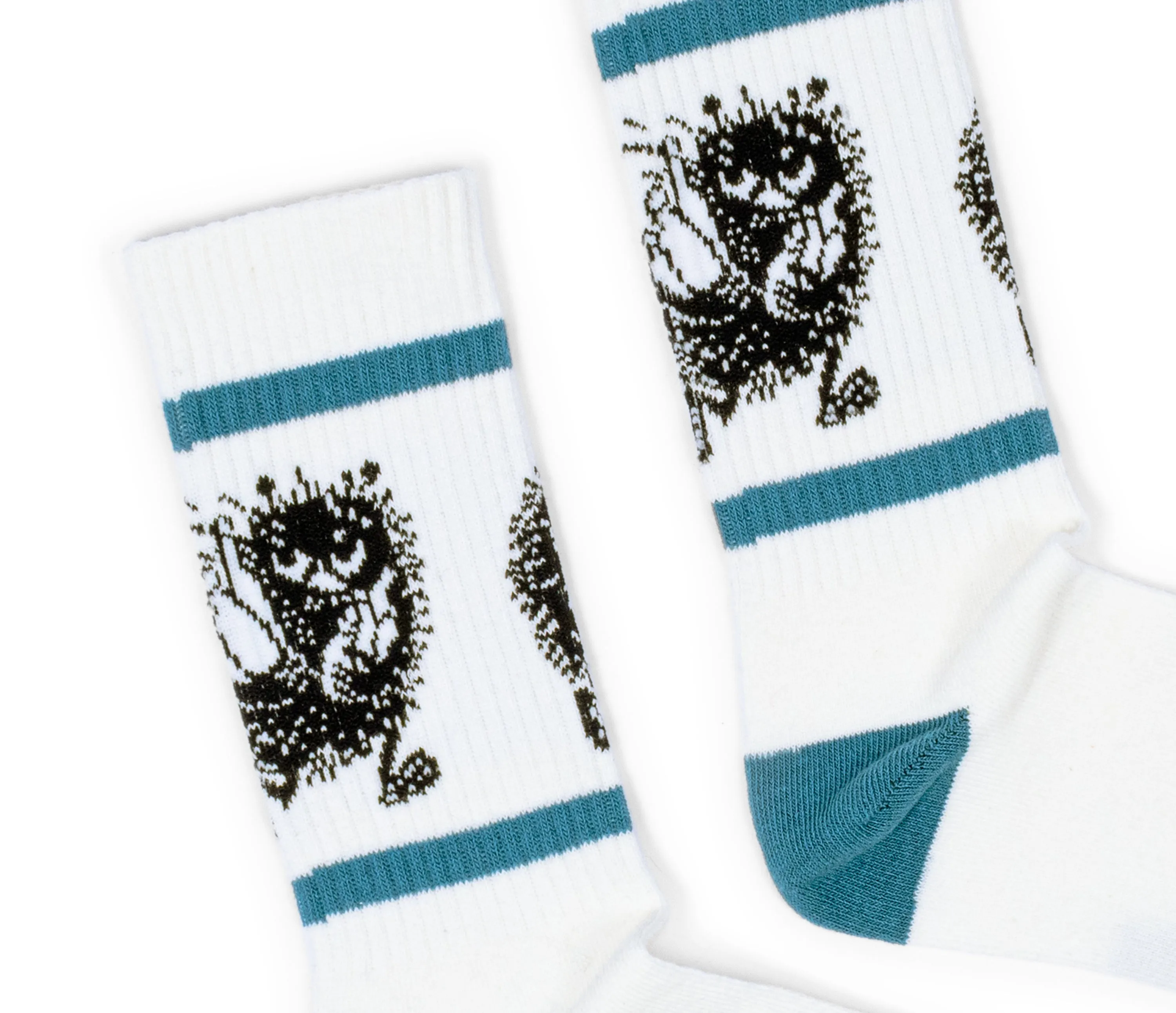 Stinky Retro Men Socks - White