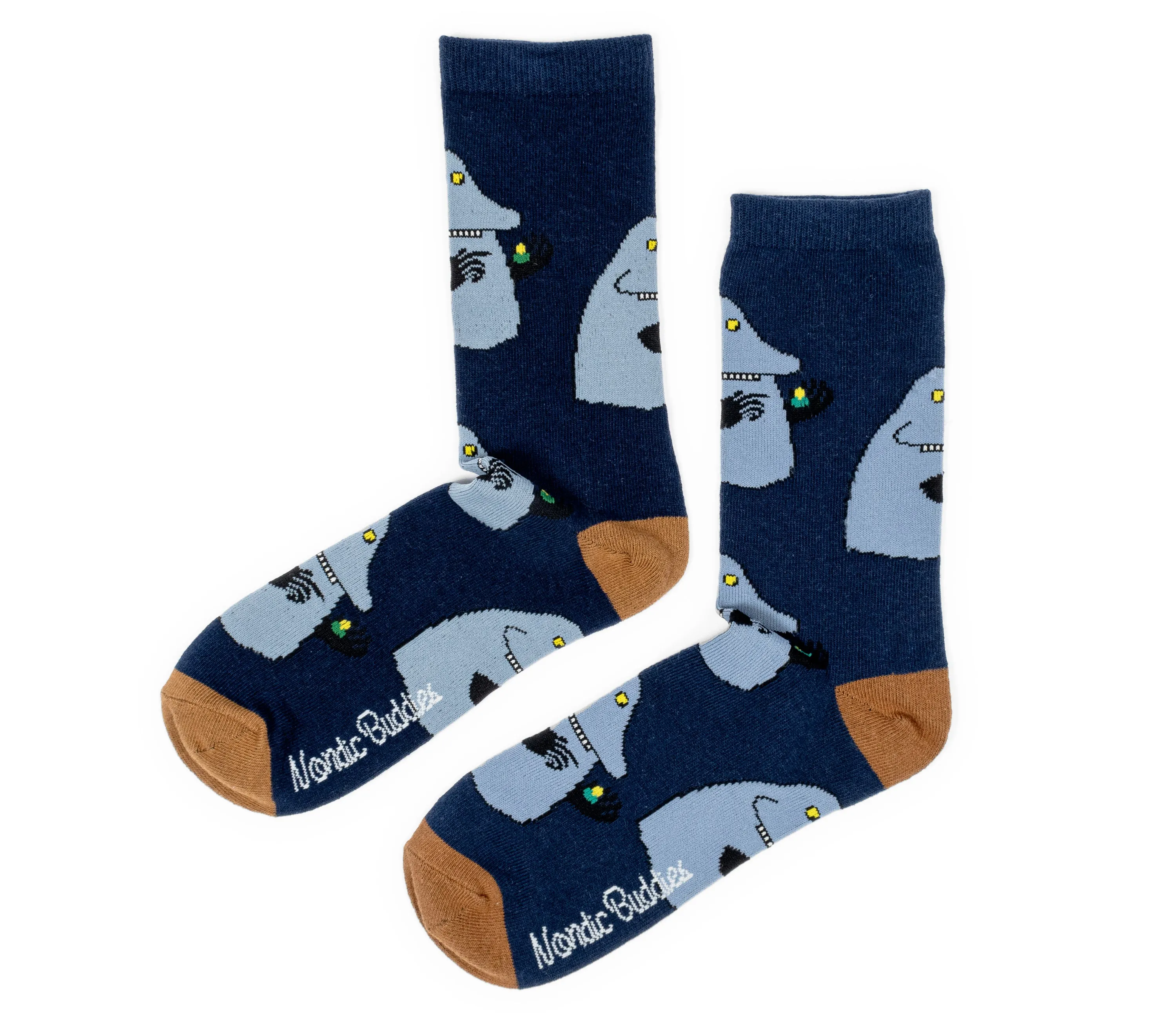 The Groke`s Evening Walk Men Socks - Navy