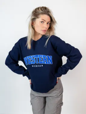 WESTERN MICHIGAN SWEAT - NAVY